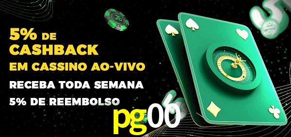 Promoções do cassino ao Vivo pg00